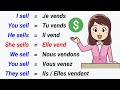 Apprendre l'anglais  TO SELL (VENDRE)  Conjugaison Indicatif pr?sent - Present tense