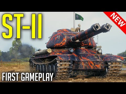 The ST-II, First Gameplay | Double-Barreled Tier 10 Heavy Tank in World of Tanks: Update 1.7.1 Patch