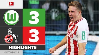 90’+14! Last-Minute Draw! | VFL WOLFSBURG — 1. FC KÖLN | Highlights | Matchday 3 – Bundesliga 25/26