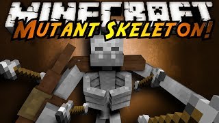 Minecraft Mod Showcase : MUTANT SKELETONS!