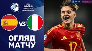Іспанія – Італія. Чемпіонат Європи 2025 (U-21), груповий етап / Огляд матчу