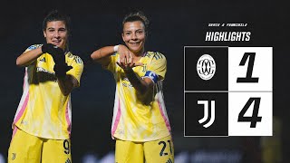 HIGHLIGHTS SERIE A | Como 1-4 Juventus Women | Bonansea, Girelli, Caruso & Schatzer Goals