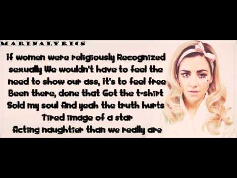 Marina and the Diamonds- Sex,Yeah Lyrics - YouTube