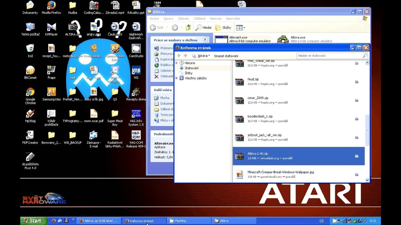 Tutoriál: Altirra Emulátor Atari 8-bit to PC ( Zemáč CZ ...