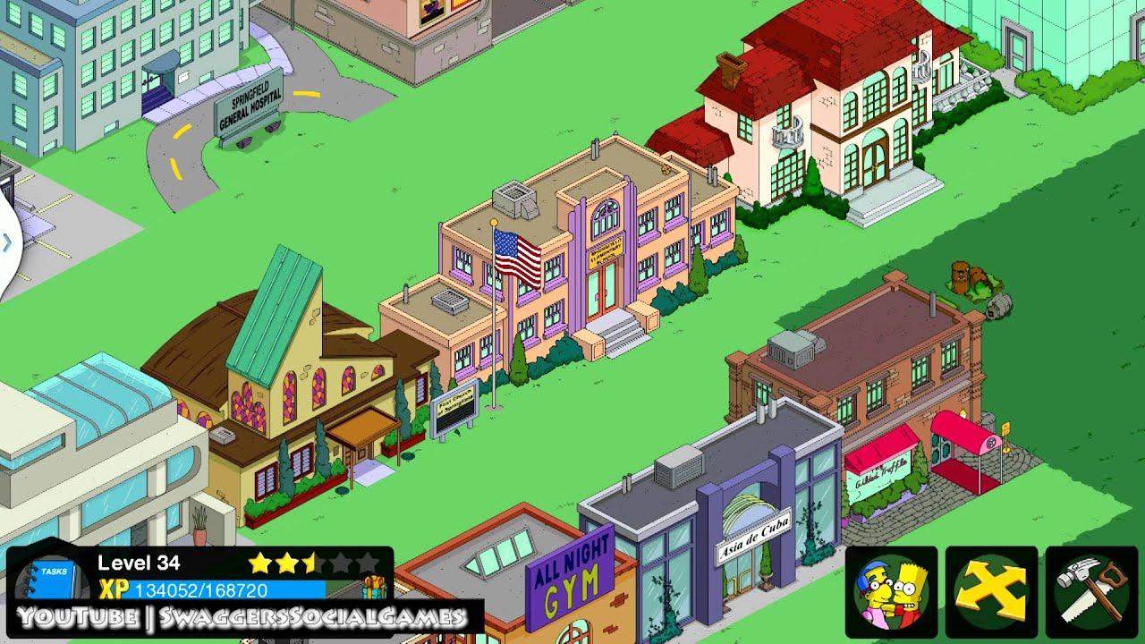 Simpsons Tapped Out: Full Level 34 Quest Walkthrough - YouTube