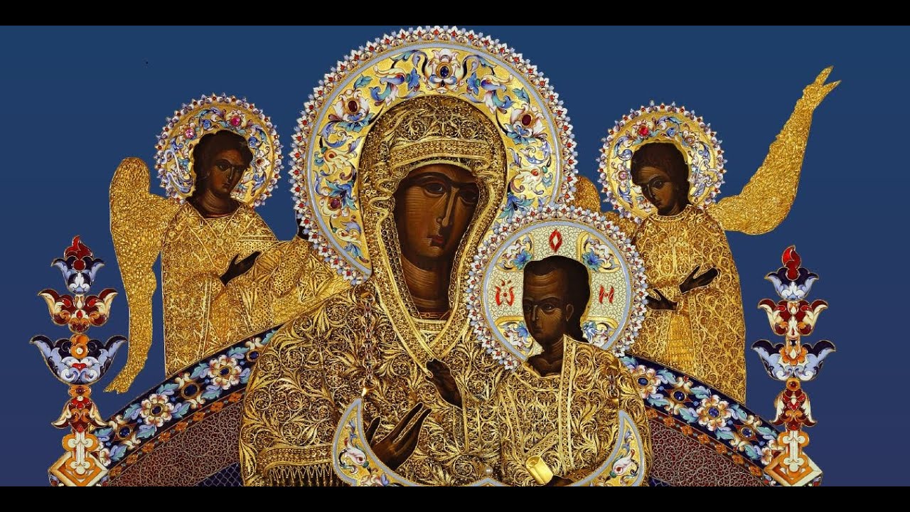 Новоспасский монастырь икона Всецарица