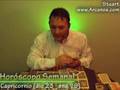 Video Horscopo Semanal CAPRICORNIO  del 27 Enero al 2 Febrero 2008 (Semana 2008-05) (Lectura del Tarot)
