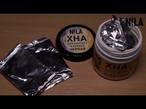 Покраска бровей хной (биотатуаж)