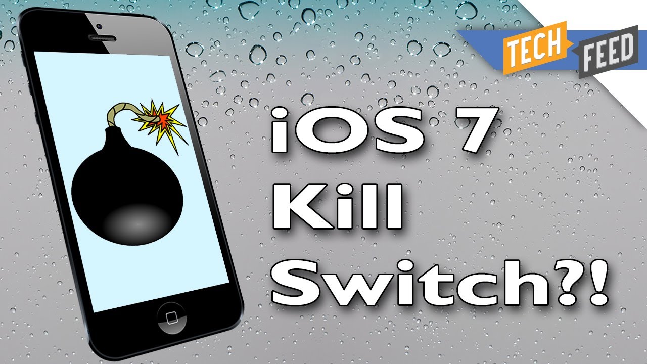 iOS 7 KILL SWITCH Prevents iPhone Theft YouTube