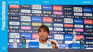 LIVE | La conferenza stampa di Mister Conte alla vigilia di Napoli - Cagliari