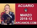 Video Horscopo Semanal ACUARIO  del 18 al 24 Marzo 2018 (Semana 2018-12) (Lectura del Tarot)