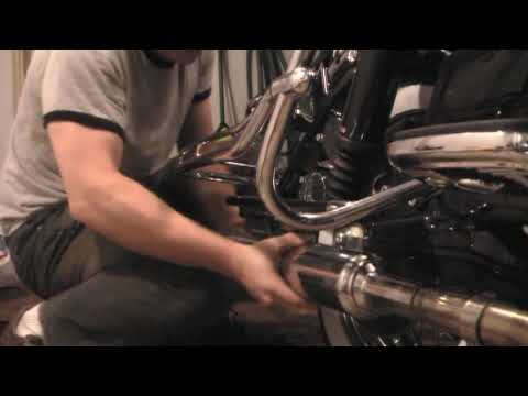 removing the catalytic converter from a 2010 harley