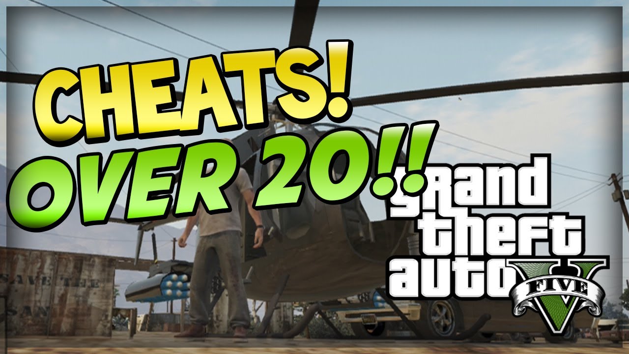 GTA 5 "ALL CHEAT CODES TUTORIAL" Flaming Bullets, Raise Wanted Level