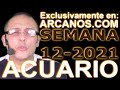 Video Horscopo Semanal ACUARIO  del 14 al 20 Marzo 2021 (Semana 2021-12) (Lectura del Tarot)