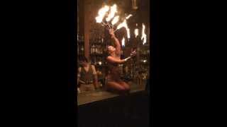 Erotic Fire Dance at Writer's Room Hollywood