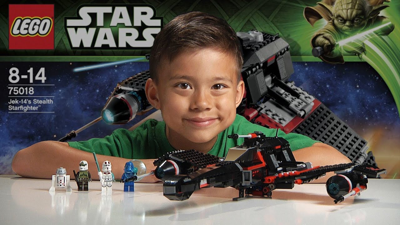 JEK-14's STEALTH STARFIGHTER - LEGO Star Wars Set 75018 Time-lapse