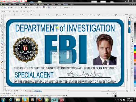 fake fbi id card maker