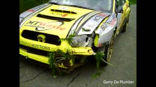 Darren Gass Car After Crash Donegal International Rally 2013