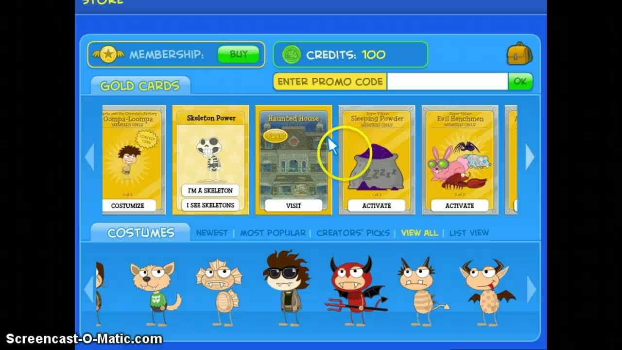 Poptropica Promo Codes