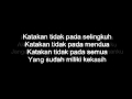 Afgan (@afgansyah_reza) - Katakan Tidak (lirik/lyrics) album artwork