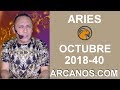 Video Horscopo Semanal ARIES  del 30 Septiembre al 6 Octubre 2018 (Semana 2018-40) (Lectura del Tarot)