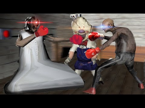 Ice scream 2 vs Granny vs Grandpa funny animation part 6