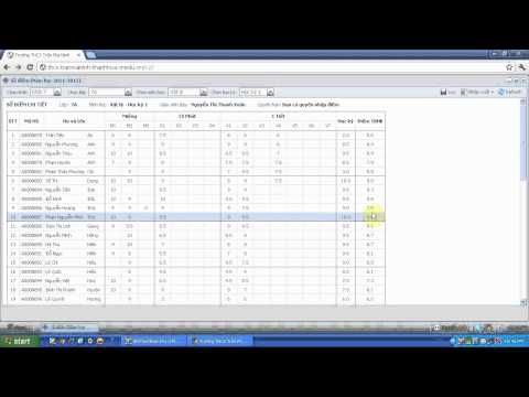 vnedu.vn - Hướng dẫn giáo viên bộ môn nhập điểm