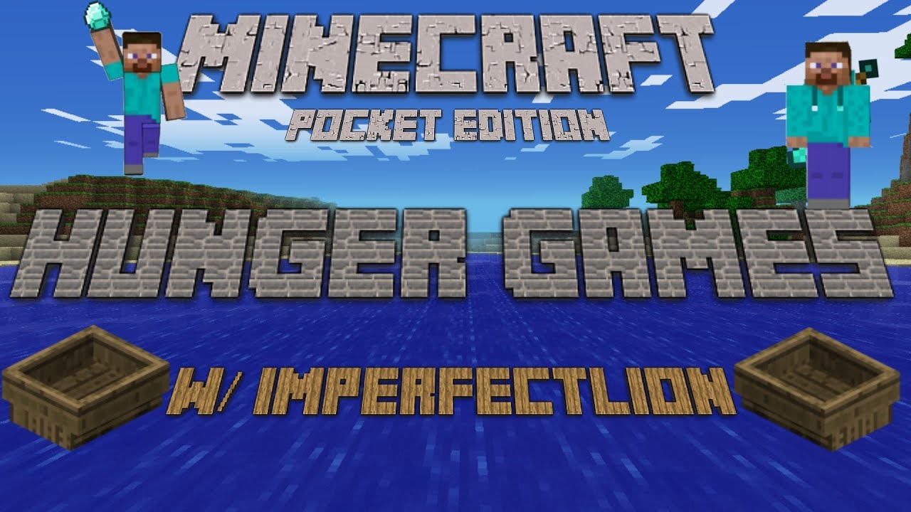 Minecraft Pocket Edition Hunger Games- Death To The Strong! - YouTube