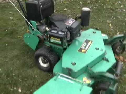 LESCO WALK BEHIND MOWER 52 INCH ELECTRIC START - YouTube