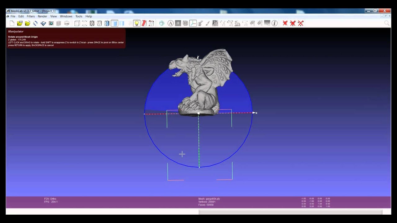 meshlab tutorial