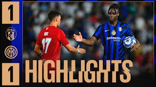 BISSECK ALLO SCADERE 🥩? | PISA 1-1 INTER | HIGHLIGHTS | AMICHEVOLE 2024/25⚽⚫🔵??