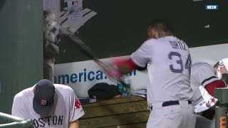 Ortiz heated after strikeout, ejection