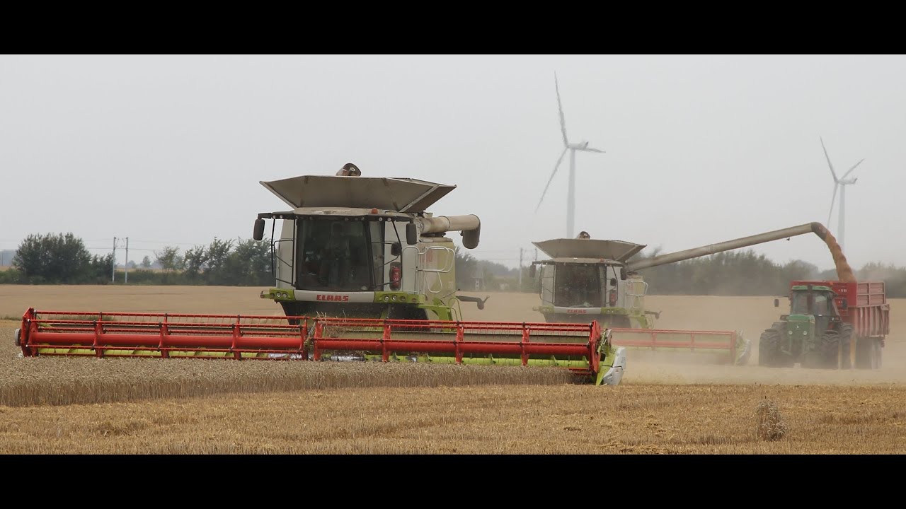 WORLD BIGGEST COMBINE HARVESTER 2 CLAAS LEXION 770 YouTube