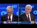 Ron Paul Vs. Newt Gingrich on 'The Patriot Act'