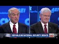 Ron Paul Vs. Newt Gingrich on 'The Patriot Act'