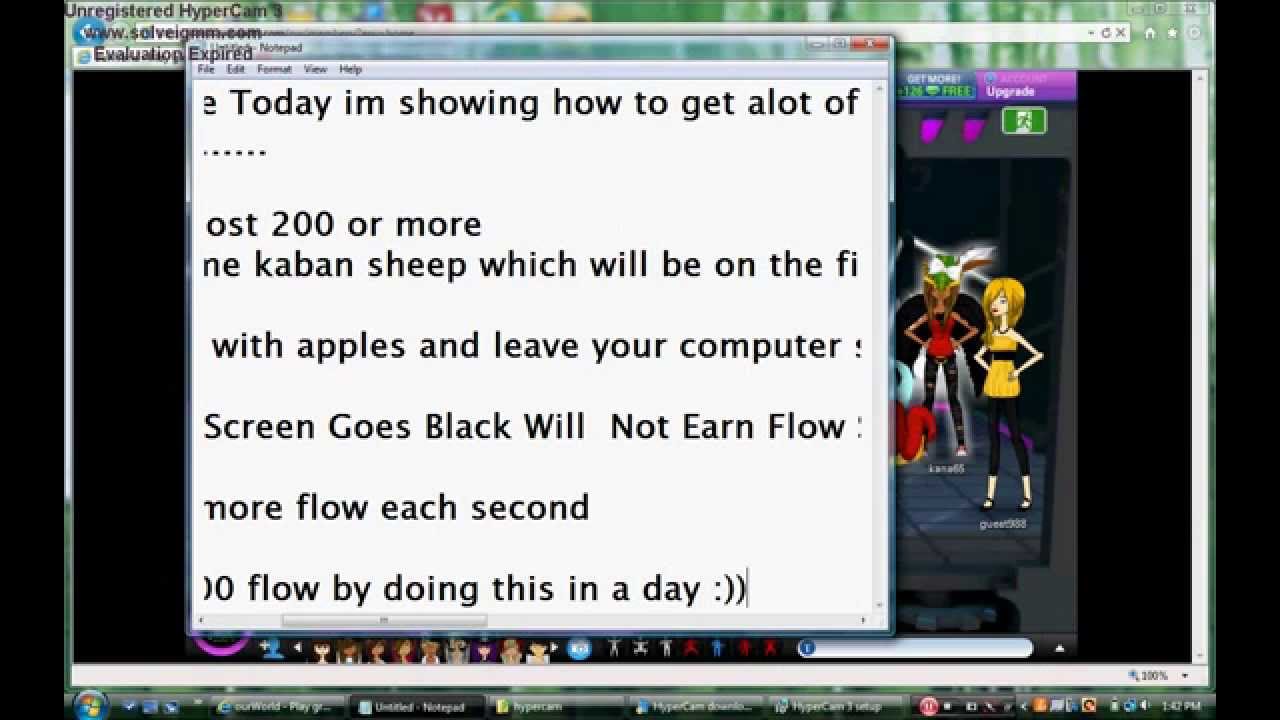 Ourworld Flow Cheat 2013 - YouTube