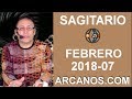 Video Horscopo Semanal SAGITARIO  del 11 al 17 Febrero 2018 (Semana 2018-07) (Lectura del Tarot)