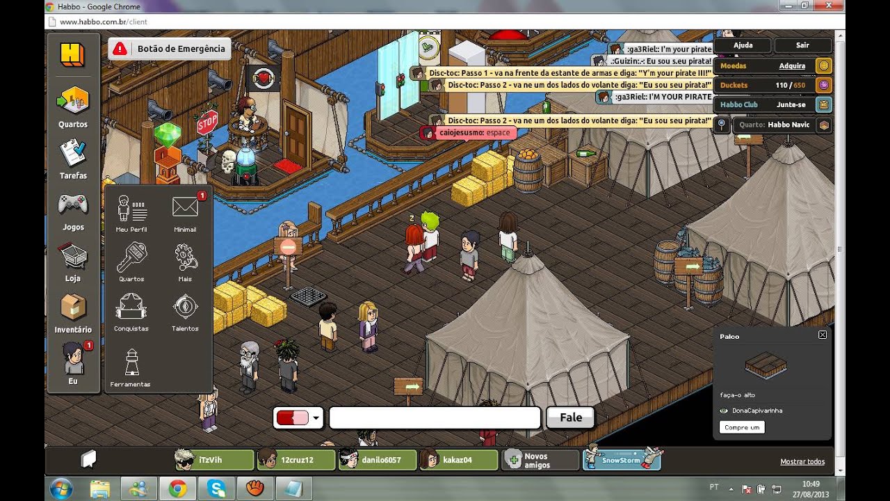 Ganha emblema do navio pirata habbo YouTube Habbo Pirata ~ Ganha emblema do navio pirata habbo YouTube