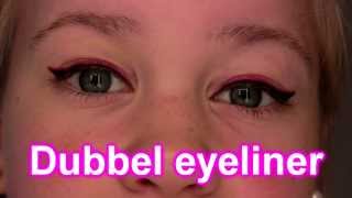 Dubbel eyeliner - Tutorial