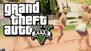 The GTA 5 Drunken Olympics! - Track and Field! (GTA 5 Online Skits and Funny Moments!) KYR SP33DY