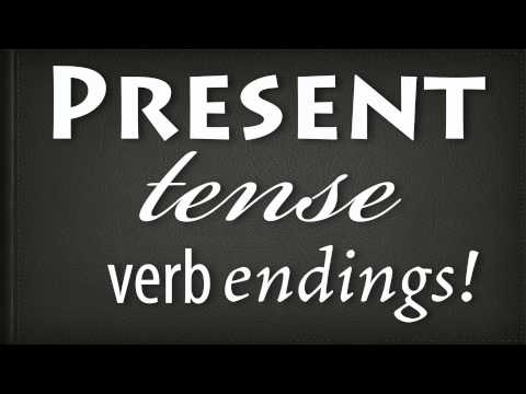 latin verb endings