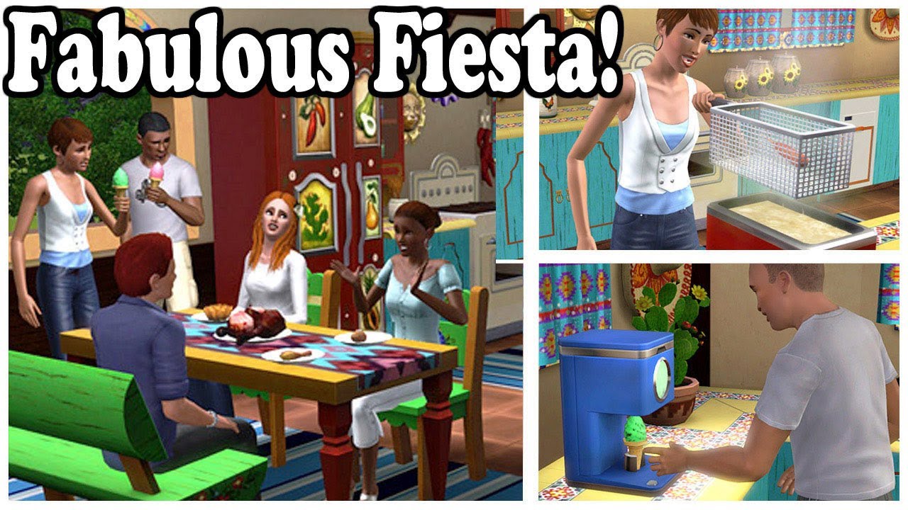 Fabulous Fiesta from The Sims 3 Store! - YouTube