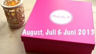 Pink Box August, Juli & Juni #unboxing