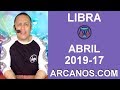 Video Horscopo Semanal LIBRA  del 21 al 27 Abril 2019 (Semana 2019-17) (Lectura del Tarot)