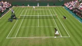 Dustin Brown incredible volley at Wimbledon 2013