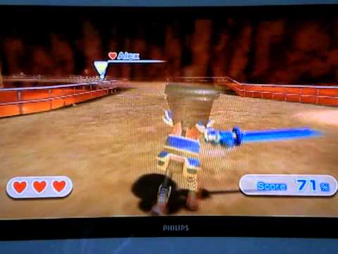 wii sports resort swordplay showdown cheats