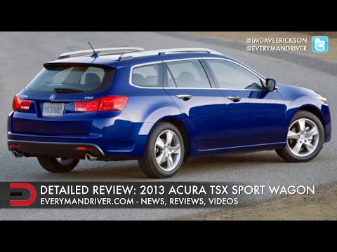 Acura Wagon on 2013 Acura Tsx Sport Wagon With Tech On Everyman Driver   Youtube