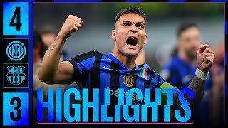 A SPECTACULAR NIGHT AT SAN SIRO: WE'RE IN THE FINAL💫? | INTER 4-3 BARCELLONA| HIGHLIGHTS|UCL24/2⚫🔵🇬🇧????