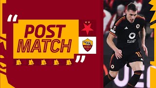 “Non abbiamo giocato da Roma” | ANDREA BELOTTI AL TERMINE DI SLAVIA PRAGA-ROMA