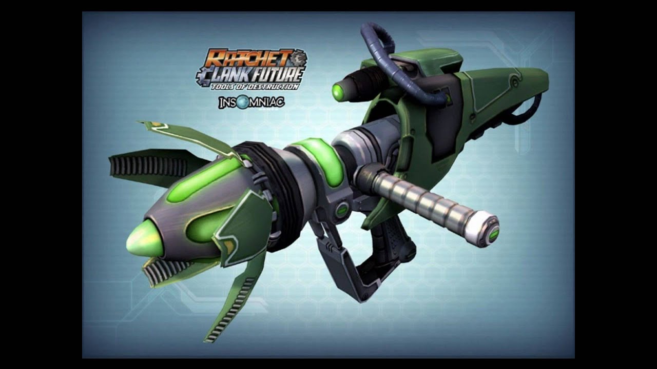ratchet and clank a crack in time all weapons